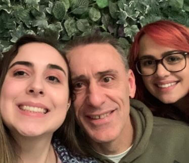 Teresa Bento husband Paulo Bento and children Sofia and Marta.